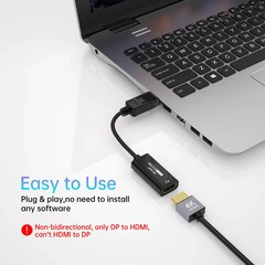 Lot of DP to HDMI Male Female Adapter Converter Cable Display Port DP to HDMI