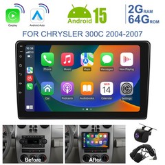 For Chrysler 300C 2004-2007 Android 15 Carplay Car Stereo Radio GPS Navi WIFI BT