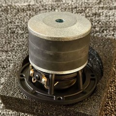 3.5 Inch High Excursion Subwoofer | Carbon Fiber Cone | Dual Spider Design
