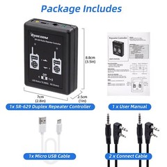 Surecom SR-629 2 in 1 Duplex Cross Band Radio Repeater Controller with Radio …