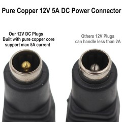 20Pcs of Speaker Wire Cable to Audio RCA Male Connector Adapter Jack Plug Lot