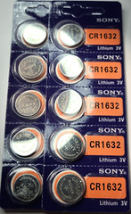 10 PK CR1632 SONY 3V LITH (GREAT EXP DATE 2033) DL1632 ECR2032 FREE SHIP & TRAK