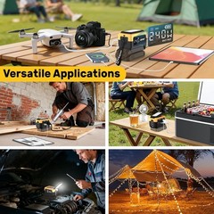 240W Pure Sine Wave Power Inverter for DeWALT 20V Battery PD 140W USB-C AC Outle