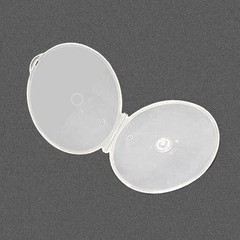 200 Clear CD DVD R Disc Clam C Shell PP Poly Plastic Storage Case 5mm with Lock