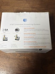 AT&T EL52300 3 Handset Answering System – DECT 6.0, Speakerphone – 2 Phones