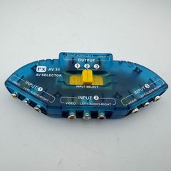 PV AV31 AV Selector Composite RCA Selector Box Switch Splitter Blue
