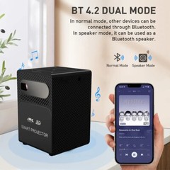 Mini Projector Support 1080P 4K 3D Movies Android 9.0 Wifi Theater Projector