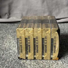 MAXELL XL II 100 High Bias Blank Audio Cassette Tape New Sealed Pack Of 5