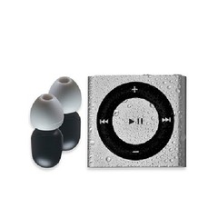 Swim iPod Shuffle MP3 Player & Buds 100% Waterproof Superior Bundle, New Battery