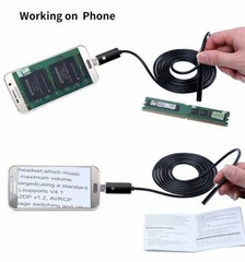 5M HD USB Endoscope waterproof 6 LED Borescope Inspection Camera For Android