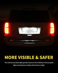 Only 1 Pack LED License Plate Light For 2015-2020 Chevy Suburban Tahoe GMC Yukon