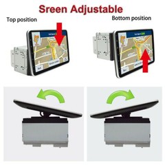 10.1″ Android 10 Rotatable Touch Screen Car Stereo WiFi BT Radio GPS Double 2DIN