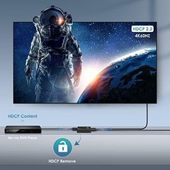HDMI Splitter 1 in 2 Out 60Hz – HDCP Bypass 2.3, HDR, Dolby/DTS 5.1/7.1 – Compat