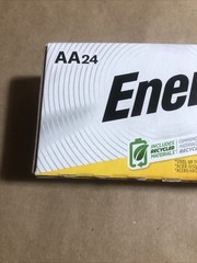 24 Pack! AA Energizer Industrial Alkaline EN91 . LR6 1.5volt