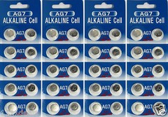 40 AG7 LR927 395 SR57 1.5 Volt Alkaline Cell Watch Batteries Ships From USA