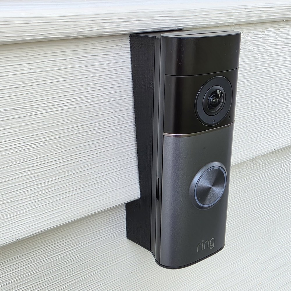 Ring Wired Doorbell Pro 3rd Gen Retinal 4K 4 inch Vinyl Siding Mounting Bracket