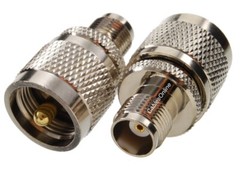 TNC Female to UHF PL259 Male RF Coaxial Adapter, CablesOnline RF-U152