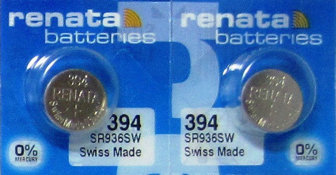 394 Renata Watch / Electronic Silver Oxide Battery 2 Pcs