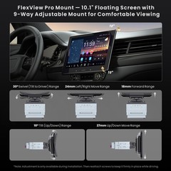 ATOTO X10 10″ 1Din 8GB RAM Car Stereo Android 13 GPS 4G LTE 36B-EQ AI Octa-Core