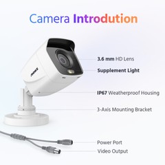 ANNKE 4K Ultra HD 5MP/8MP 8CH DVR Video CCTV Home Security Camera System Outdoor