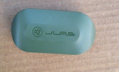 JLab JBuds GO Air True Wireless Charging Case Only – Green case.