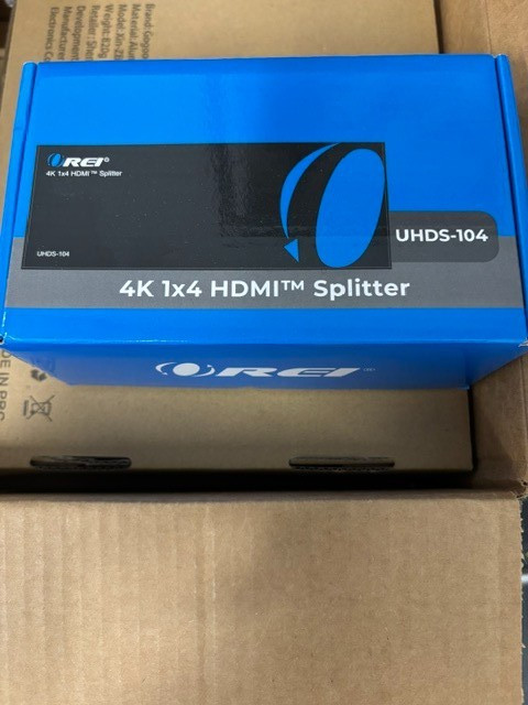 4K 1X4 Hdmi Splitter, – 1 Port To 4 Hdmi Display Duplicate/mirror – Powered