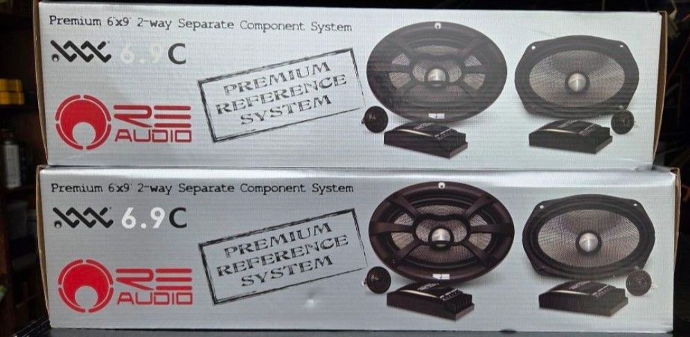 XXX6.9C – RE Audio 6″ x 9″ 240W RMS 2-Way XXX Series Component Speakers System