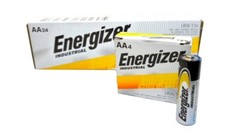 Energizer EN91 Industrial Alkaline Batteries, AA, Case of 144, EXP. 12/2035