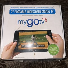 MyGoTV 7″ Portable Widescreen Digital TV Brand New
