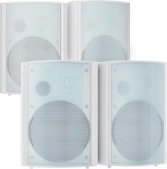 4 Pack 6.5″ Outdoor Bluetooth Speakers 800W Waterproof Wired Wall Mount Patio