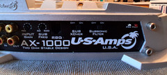 USED OLD SCHOOL US AMPS U.S. AMPS U.S.A AMPS AX-1000 2 CHANNEL 1000 WATT AMP