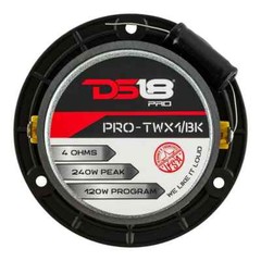 DS18 6.5″ 1200W 4-Ohm Midrange Loudspeaker Speaker & Bullet Tweeter PRO-GM6.4PK2
