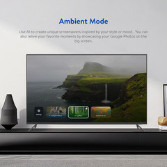 Onn 4K Pro Streaming Device 2026 Google TV Gemini UHD 3gb 32gb Ethernet Grey