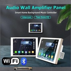 Smart Bluetooth Wall Amplifier Music Panel 8inch Touch Screen Stereo Home Audio