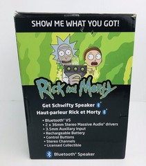 ThinkGeek Rick and Morty Get Schwifty Giant Head Bluetooth Speaker Adult Swim
