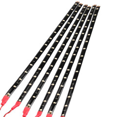 Lot Waterproof 12”/15 DC 12V Motor LED Strip Underbody Light For Car Motorcycle