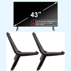 TV Stand Legs Only Fits Samsung 43in TV UN43TU7000F L:BN96-50854A R:BN96-50855A