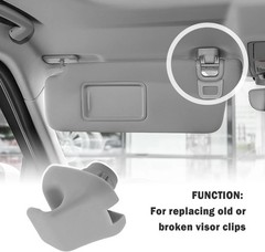 2PCS Sun Visor Clip,Durable Car Visor Clip Hook Replacement OEM#88217S01A01ZA,88