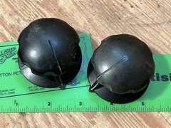 ’70s/60s vintage 53 mm large rotary console knobs Japan RCA Collins Raytheon