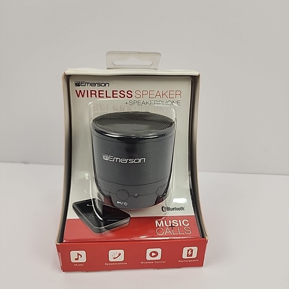 Emerson wireless speaker +speakerphone, NEW Unopened rechargeable