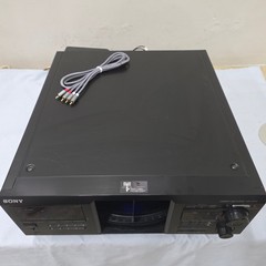 Sony CDP-CX455 CD Changer 400-Disc Black Refurbished w/Remote One Year Warranty