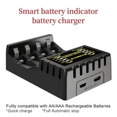 Universal USB Battery Charger 100st Charger AA AAA Rechargeable Batteries LOT