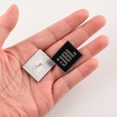2X New For JBL Aluminum Logo Badge Replacement piece 29mmX 24mm