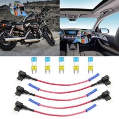 15PCS Fuse TAP Adapter Kit 12V 15 Amp 20Amp Car Add-a-circuit Mini ATM APM Blade