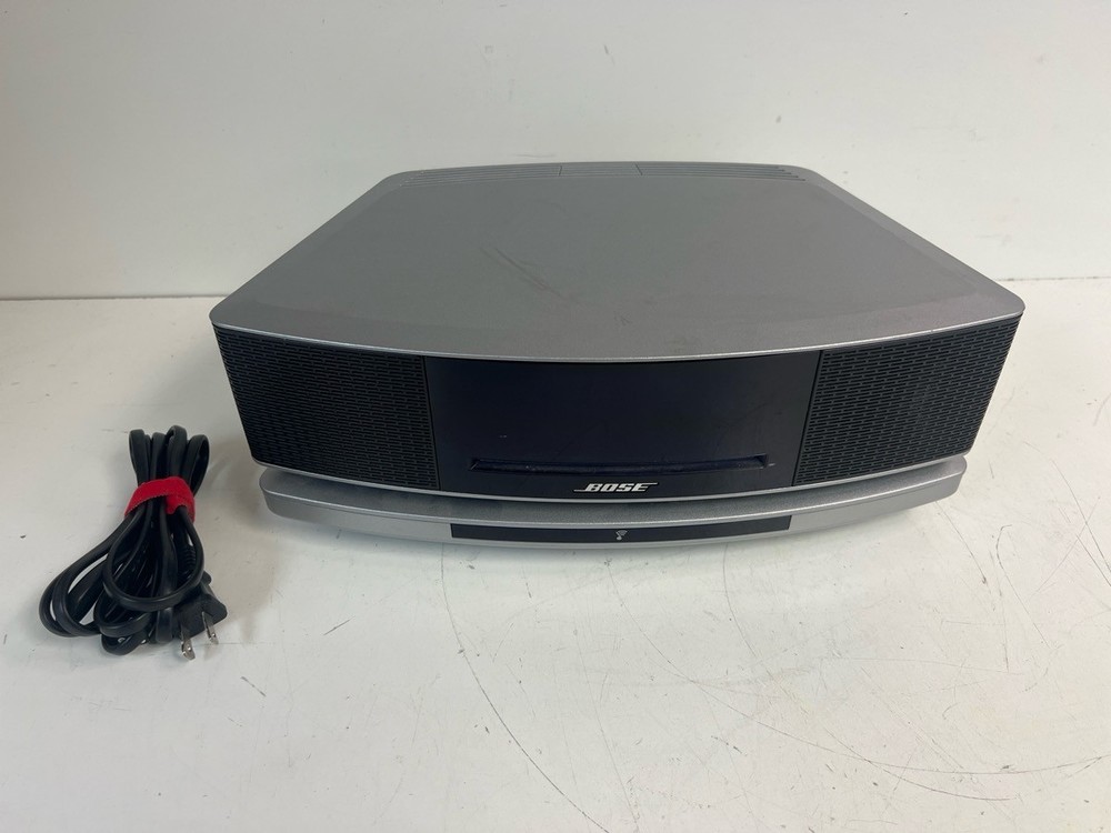 Bose Wave Music System IV 417788-WMS CD Player AM/FM Radio Silver (P24035715)