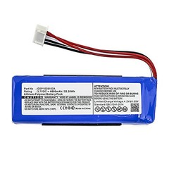 6000mAh GSP1029102A Battery Replacement for JBL Charge 3 2016 Bluetooth Speaker
