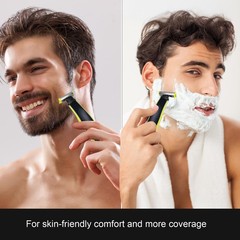 Electric Shaver Replacement Heads Compatible with 1 Count (Pack of 4), Green