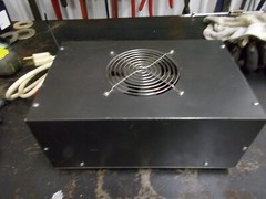 100 AMP HOMEBREW UNREGULATED POWER SUPPLY, WORKS WELL, 110VOLT.