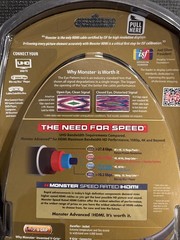 NIB Monster Ultra HD Gold 5′ High Definition 18 Gbps HDMI Cable High Speed