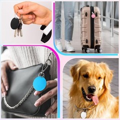 Bluetooth Mini GPS Tracking Air Key Tag Child Pet Finder Location Device LOT